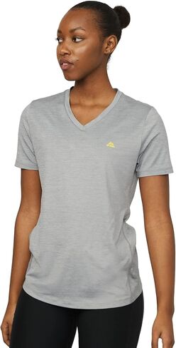 تي شيرت DANISH ENDURANCE للسيدات للياقة البدنية، قميص رياضي برقبة على شكل حرف V، ملابس رياضية، قميص للتمرين للرياضة واليوجا in Kuwait