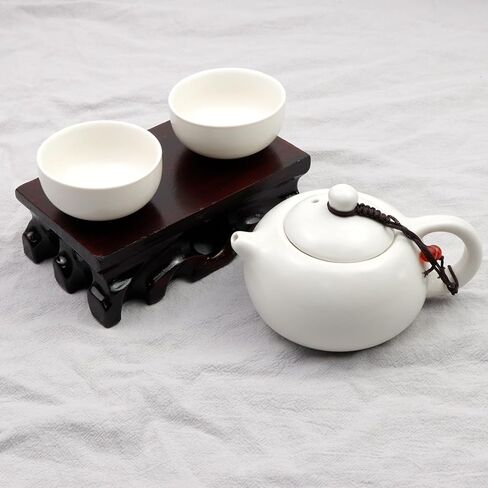 قاعدة عرض خشبية مقاس 5.39 بوصة × 3.15 بوصة مستطيلة من خشب الورد مزهرية عرض حامل قاعدة على الطراز الشرقي لتزيين المنزل لأباريق الشاي ومصابيح الطاولة والمزهرية in Kuwait