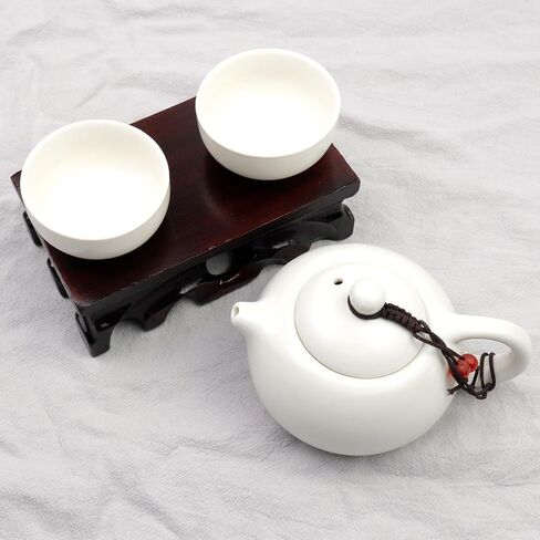 قاعدة عرض خشبية مقاس 5.39 بوصة × 3.15 بوصة مستطيلة من خشب الورد مزهرية عرض حامل قاعدة على الطراز الشرقي لتزيين المنزل لأباريق الشاي ومصابيح الطاولة والمزهرية in Kuwait