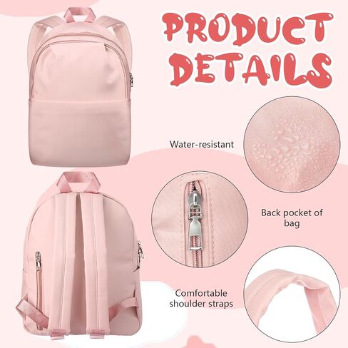 Initial Letter Preschool Backpack for Boys Girls Kids 2-5, Preppy Kindergarten Elementary School Bag, 13" h(Pink,Letter L) in Saudi Arabia