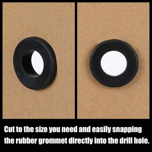 Frienda 30 Pcs Rubber Grommets for Wiring Hole Grommet Kit Double Sided Wire Grommets Electrical Cable Outlet Rubber Bushing Automotive Rubber O Rings for Water Oil Hose Firewall Repair (3/4 Inch) in Saudi Arabia