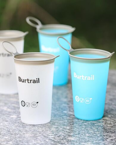 Collapsible Cup Foldable Running Water Cup,200 ml/6.8 fl oz-2Packs Color Mixing Protable Collapsible Cups for Traveling Backpacking Running-BPA Free,SeaBlue & SkyBlue in Saudi Arabia