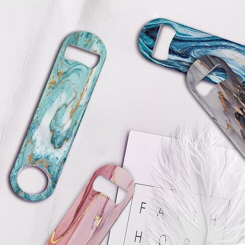 فتاحات زجاجات البيرة، فتاحات مسطحة من الفولاذ المقاوم للصدأ شديدة التحمل، فتاحات قوية ومتينة مثالية للمطبخ والمطاعم والحفلات - 4 قطع (العلم الأمريكي العتيق) in Kuwait