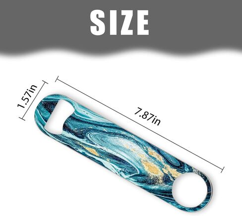 فتاحات زجاجات البيرة، فتاحات مسطحة من الفولاذ المقاوم للصدأ شديدة التحمل، فتاحات قوية ومتينة مثالية للمطبخ والمطاعم والحفلات - 4 قطع (العلم الأمريكي العتيق) in Kuwait