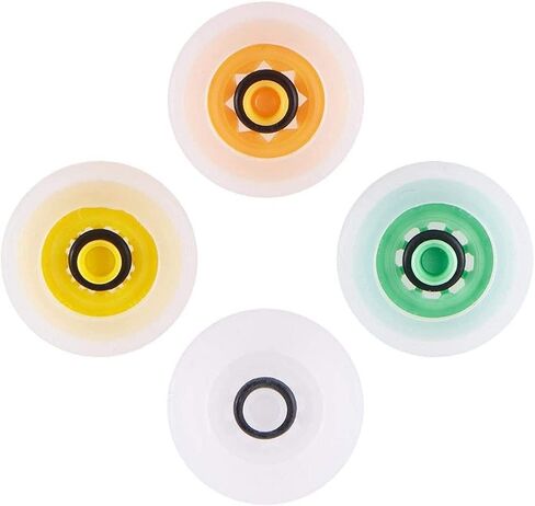 4PCS Multicolor Shower Flow Reducer Limiter Set, Shower Head Flow Restrictor, Shower Flow Restrictor, Shower Head Water Saver, Flow Regulators, Shower Adapter Set Bathtub and Shower Diverter Valves in Saudi Arabia