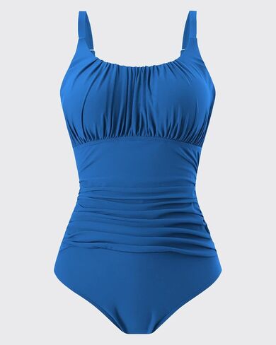TcIFE Women's One Piece Swimsuit Ruched Tummy Control Square Neck Bathing Suits in Saudi Arabia