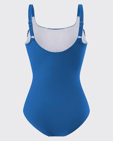 TcIFE Women's One Piece Swimsuit Ruched Tummy Control Square Neck Bathing Suits in Saudi Arabia