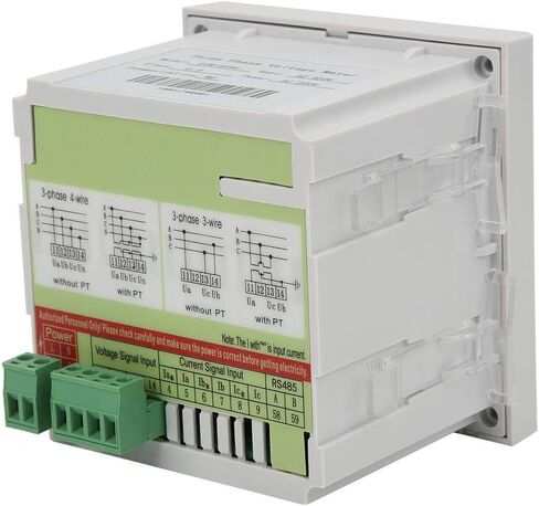 3 Phase Voltage Meter AC 450V, DTM-AV96 Digital Voltmeter 1999 LED Display Panel Programmable Voltage Current Frequency Tester in Saudi Arabia