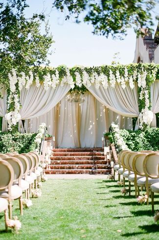 Wisteria Garland Artificial Flowers 2PCS 5.91FT/Peice Fake Wisteria Vines White Artificial Wisteria Rattan Silk Hanging Flowers for Wedding Arch Decorations Ceremony Garden Floral Decor in Saudi Arabia