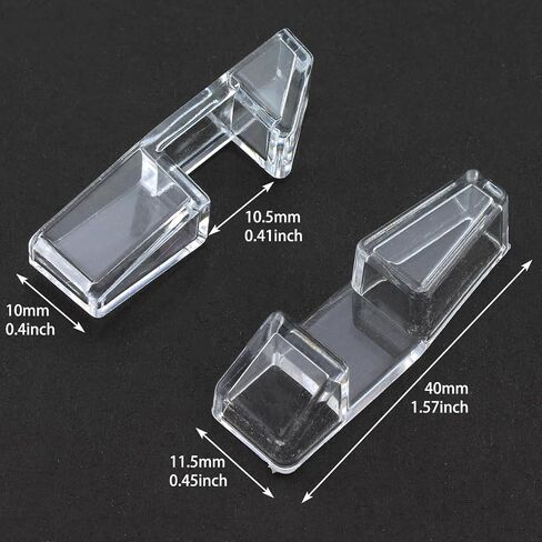 20PCS Acrylic Easels Display Stand Clear Plate Stand Holder for Display Pictures Photo and Artworks in Saudi Arabia