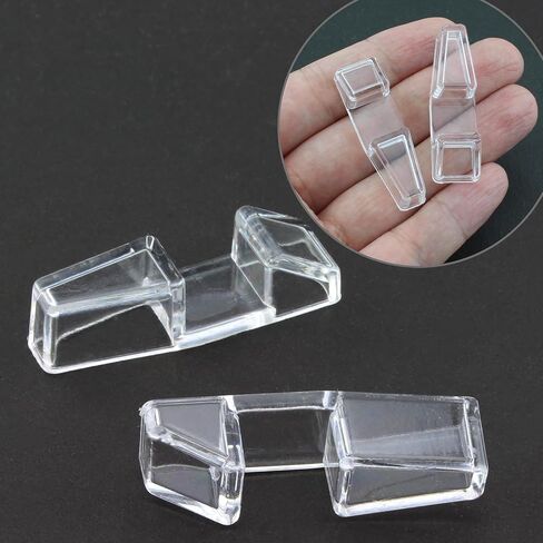 20PCS Acrylic Easels Display Stand Clear Plate Stand Holder for Display Pictures Photo and Artworks in Saudi Arabia