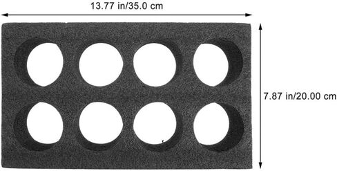 Luxshiny 2 قطعة حامل أكواب تناول الطعام في الخارج، حامل أكواب 4 فتحات، صينية حاملة 8 أكواب، صينية حاملة للمشروبات قابلة لإعادة الاستخدام للقهوة in Kuwait