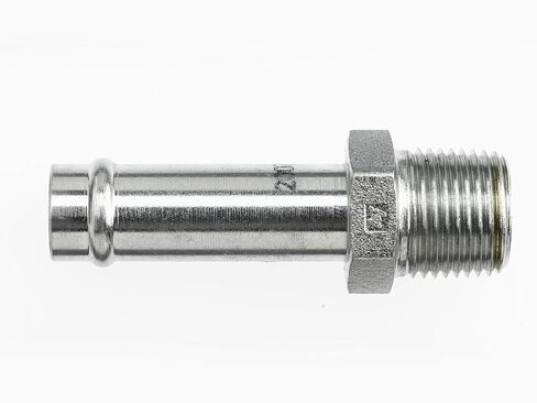 Brennan Industries 4404-08-04 تركيب أنبوب فولاذي مستقيم، 1/4 بوصة - 18 خيط NPTF، 1/2 بوصة خرطوم بار × 1/2 بوصة ذكر NPTF in Saudi Arabia