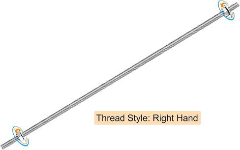 uxcell 8pcs 8/32 Inch M4 Threaded Rods with 16pcs Hex Nuts and Washers 4 Inch 201 Stainless Steel Full Threads Right-Hand Thread for Hangers, U-Bolts, Beaded Garden Stake Rods, Silver in Saudi Arabia