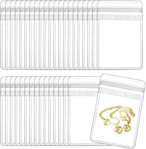 KALIONE 100 Pcs Small Jewelry Bags, Clear Plastic Bags For Jewelry Self Sealing Bag Small Clear Bags Jewelry Storage Bag Mini Bag Resealable Bags For Bracelet Jewelry Beads Screws (4 X 6cm) in Saudi Arabia