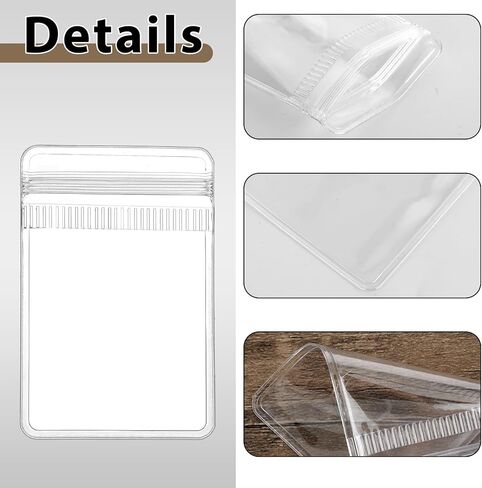 KALIONE 100 Pcs Small Jewelry Bags, Clear Plastic Bags For Jewelry Self Sealing Bag Small Clear Bags Jewelry Storage Bag Mini Bag Resealable Bags For Bracelet Jewelry Beads Screws (4 X 6cm) in Saudi Arabia