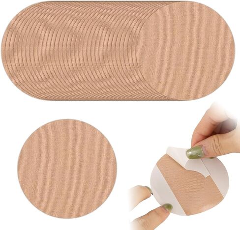 35pcs Sensor Covers for Dexcom G7, Stretch Cotton Cloth Glucose Monitor Patch Waterproof Libre 2 Adhesive Patches Glucose Monitor CGM Patches Compatible with Dexcom G7(Flesh Color) in Saudi Arabia