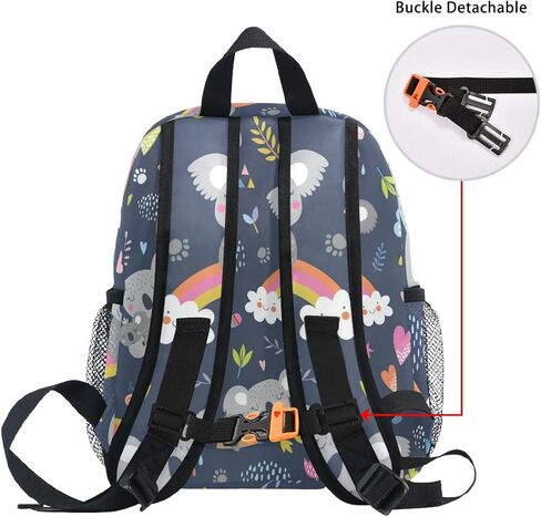 Pfrewn Cute Baby Sloth Backpacks for Kids Girls Sloths Flowers Preschool Toddler Bookbag Backpack with Chest Strap Mini Adorable Animals Kindergarten School Bags in Kuwait