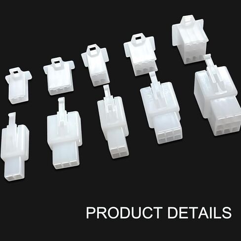 مجموعة موصلات الأسلاك الكهربائية للسيارات BRT Bearingshui، 2.8 مم 2 3 4 6 9 دبوس موصلات الأسلاك الكهربائية للسيارات دبوس رأس تجعيد أطراف الأسلاك و30 مجموعة 4 مم سلك طرفي رصاصة للسيارة والدراجة النارية in Kuwait