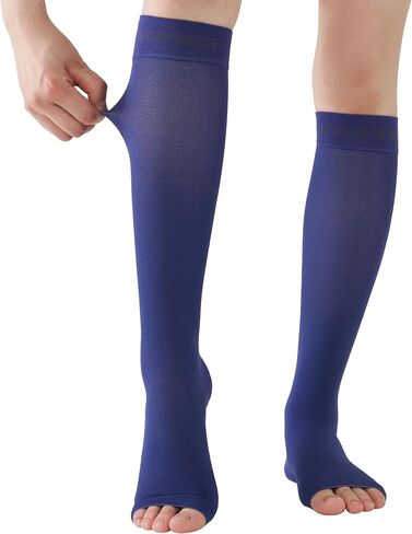 20-30mmhg Black Compression Socks for Women Nursing and Man Tight Stockings Support Socks for Women Compression Varicose Veins,Running,Nursing,Athletic Sports in Saudi Arabia