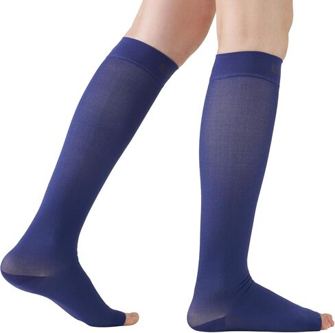20-30mmhg Black Compression Socks for Women Nursing and Man Tight Stockings Support Socks for Women Compression Varicose Veins,Running,Nursing,Athletic Sports in Saudi Arabia