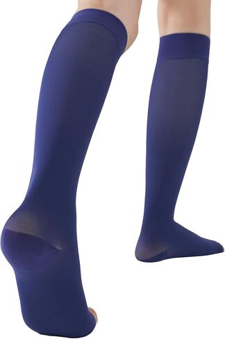 20-30mmhg Black Compression Socks for Women Nursing and Man Tight Stockings Support Socks for Women Compression Varicose Veins,Running,Nursing,Athletic Sports in Saudi Arabia