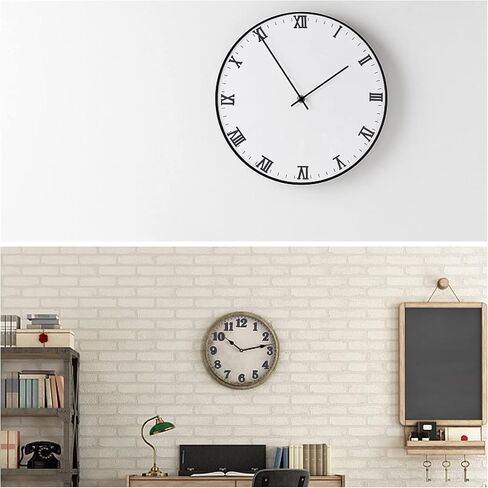 GORGECRAFT 6 Pieces Clock Numerals Including Arabic and Roman Number Bell DIY Digital Horloge for Design Replacement Repairing Timer（2 Style, Gold, Silver, Black） in Saudi Arabia