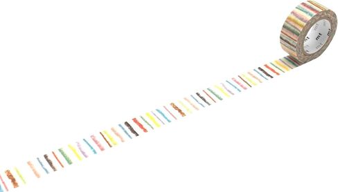 MT Washi Masking Tape - Kamoi Paper Washi Adhesive Tape - 15mm * 7m, Black, White, Gold in Saudi Arabia