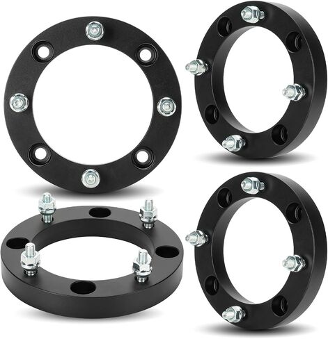 TadaMark 4x156 Wheel Spacers 1in Wheel Adapters Forged 4 Lugs fit for Kawasaki 300B Lakota 250 Mojave XT 250 Tecate Polaris Diesel Sportsman Ranger Xplorer RZR 131mm Bore with 3/8"-24 Studs 4pcs in Saudi Arabia