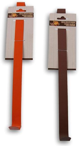 Autumn Thanksgiving Halloween Wreath Over-The-Door Hanging Hook Set (Orange & Brown)- 2 Count in Saudi Arabia