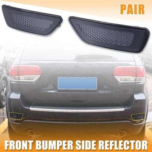 X AUTOHAUX Pair Rear Bumper Reflector Side Marker 57010720A 57010721AC for Jeep Grand Cherokee 2011-2020 Compass 2011-2016 for Dodge Journey 2011-2017 Red in Saudi Arabia