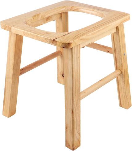 Wooden Steam Seat with Four Legs,Yoni Steam Chair Wood Herb Steaming Seat Yoni Steaming Kit Steamer Chair for Women (No Steamer) in Saudi Arabia