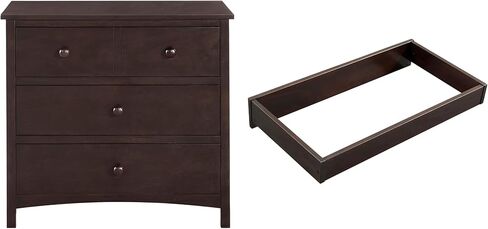 خزانة أكسفورد بيبي يونيفرسال ذات 3 أدراج، سنو وايت، 18.00 بوصة طول × 37.00 بوصة عرض × 34.00 بوصة ارتفاع، 78 رطلاً in Kuwait