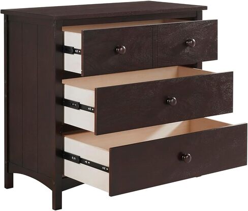 خزانة أكسفورد بيبي يونيفرسال ذات 3 أدراج، سنو وايت، 18.00 بوصة طول × 37.00 بوصة عرض × 34.00 بوصة ارتفاع، 78 رطلاً in Kuwait