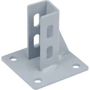 6 PCS 2020 Aluminum Extrusion Floor Mount Base Anchor Plate, Floor Bracket Flange Post Base for 20 x 20 T Slot Aluminum Profiles, 3mm Thickness