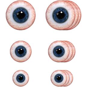 Veemoon 12PCS Halloween Horror Eyeball Wall Paste,Eyeball Balls Wall Stickers Murals for Halloween Window Clings Stickers