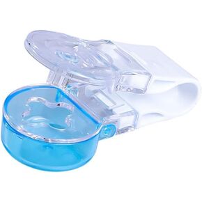 Blue Portable Pill Taker Remover,Medication Dispenser,Tablets Pills Blister Pack Opener Assistance Tool,Pill Taker Cup Organizer for The Elderly,Disabled Medication Aids