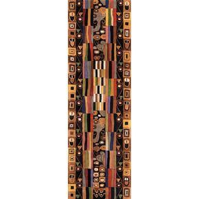 Momeni Rugs New Wave Collection, 100% Wool Hand Carved & Tufted Contemporary Area Rug, 2'6" x 8' Runner, Black