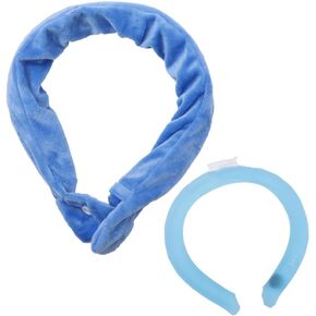 HI FINE CARE Neck Warmer Collar, Heat Neck Gaiters Reusable Heat Collar Click Instant Heat Neck Ring Packs Snap Click Heat Pack for Pain Relief, Sore Muscles, Stiffness, Aches Pains (Teal)