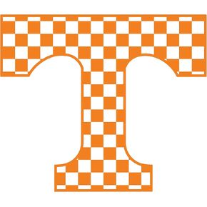 Craftique University of Tennessee Decals (Orange Checker (3 in, 6 in, 12 in), 6 in)