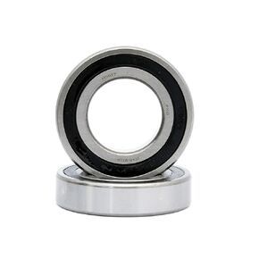 FKG R18-2RS 1-1/8"x2-1/8"x1/2" Deep Groove Ball Bearing Double Rubber Seal Bearings Pre-Lubricated, Set of 2