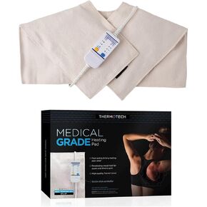 Medical Grade Heating pad with Automatic Moist Heat by Thermotech, High Heat Heating pad for Back Pain and Cramps - Neck & Shoulder Digital in Saudi Arabia
