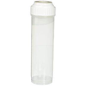 Hydronix EC-2510C Clear Empty Standard Size Water Filter Cartridge, Durable Construction Universal Pre/Post Use 2.5 x 10