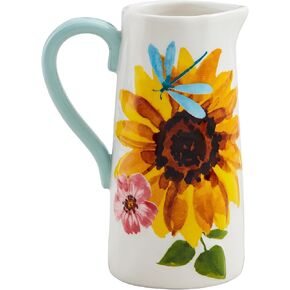 Mud Pie Large Floral Bug Bud Vase; 5 1/4" x 3 3/4"