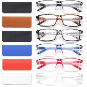 Reading Glasses for Men Blue Light Blocking Lightweight Readers Women Anti Eyestrain Computer Eyeglasses