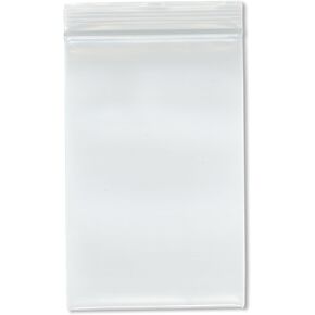 Plymor 4" x 6" (Pack of 100), 8 Mil Extra Thick Heavy Duty Zipper Reclosable Plastic Bags