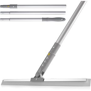 ITTAHO Floor Squeegee with 61" Long Handle, 20" Squeegee Broom for Floor, Heavy Duty Squeegee for Floor, Shower, Deck, Bathroom,Tile, Window, Pool, Garage,Pet Hair
