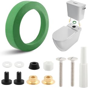 3'' Toilet Tank to Bowl Gasket Kit for American Champion 4 Toilet Parts AS738756-0070A, Toilet Tank to Bowl Coupling Kit Includes Gasket & Bolt Kit with Handle