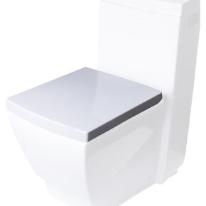EAGO R-336SEAT بديل لمقعد المرحاض ذو الإغلاق الناعم لـ TB336، أبيض