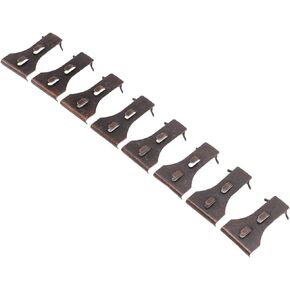 TOPINCN 8pcs Brick Hook Clips, No Tools Home Storage Hooks Utility Hooks Required Installation Brick Hook Clips, Sturdy Steel Material